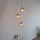Endon 91971 - Hanglamp aan kabel DIMPLE 3xE14/25W/230V goud/rookachtig beige