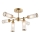 Endon 92213 - Kroonluchter met stang 6xG9/3W/230V messing