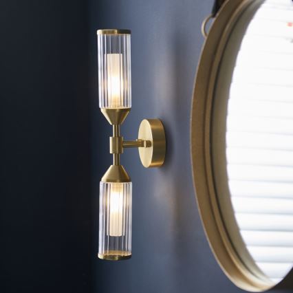 Endon 92229 - Wandlamp TOUR 2xG9/3W/230V messing