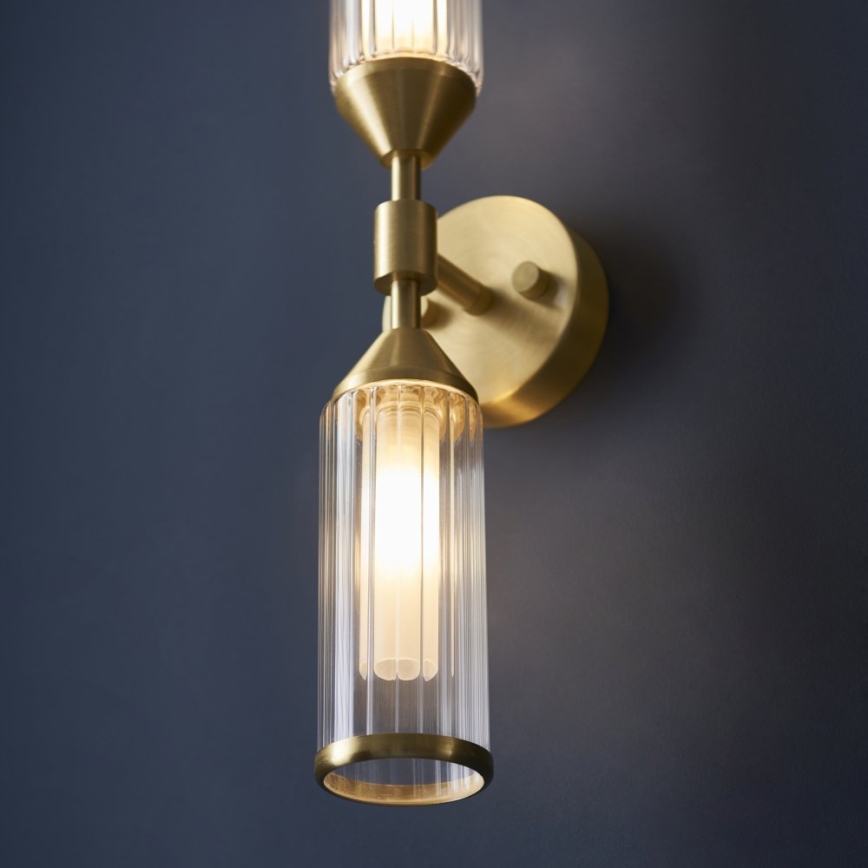 Endon 92229 - Wandlamp TOUR 2xG9/3W/230V messing