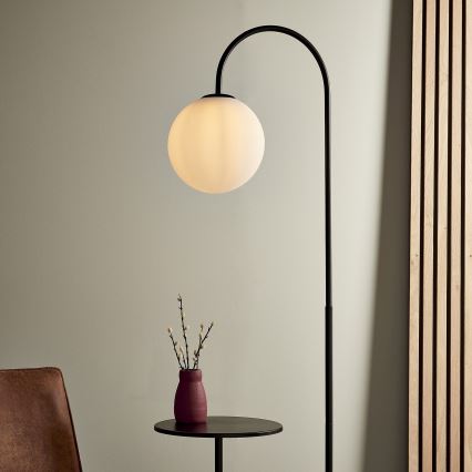 Endon 92424 - Vloerlamp HALO 1xE14/7W/230V zwart