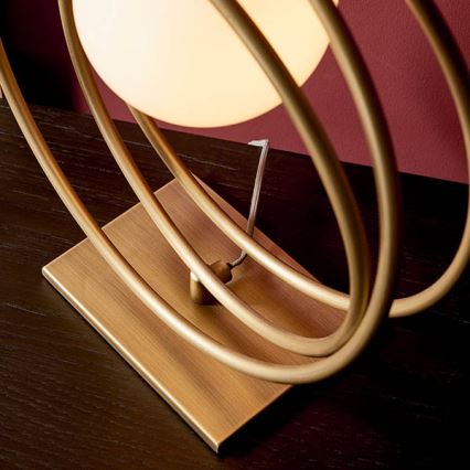 Endon 92491 - Tafellamp EMILIO 1xG9/3W/230V goud/wit