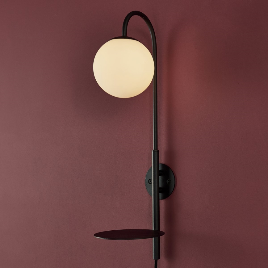 Endon 92726 - Muurlamp HALO 1xG9/3W/230V zwart