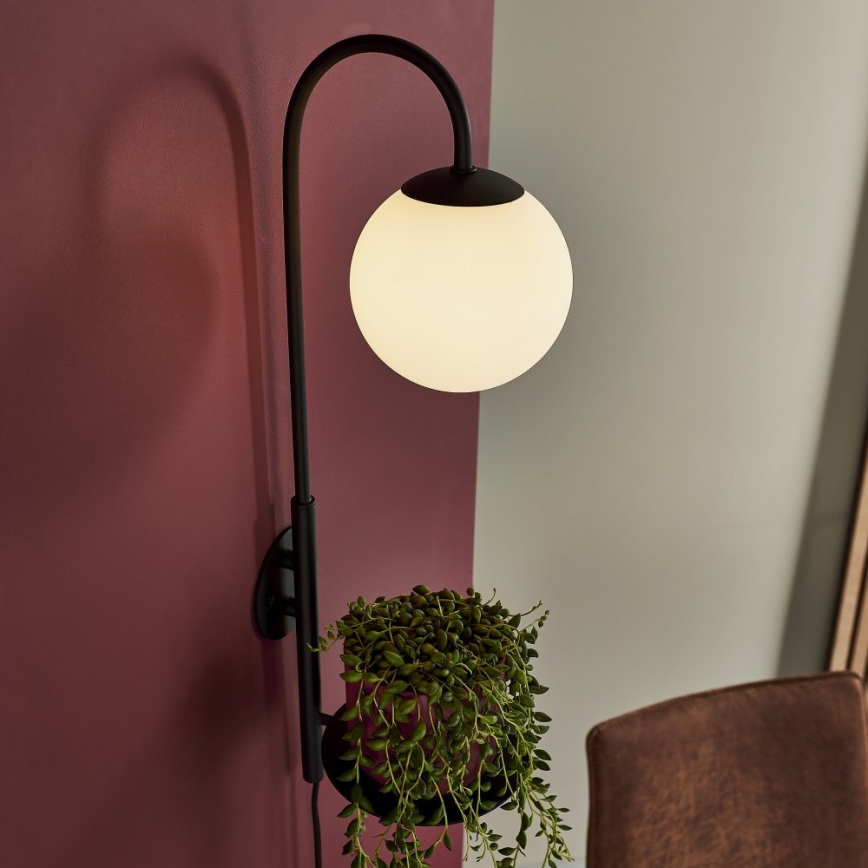 Endon 92726 - Muurlamp HALO 1xG9/3W/230V zwart