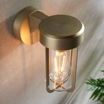 Endon 92855 - Badkamerwandlamp 1xE27/6W/230V IP44 messing