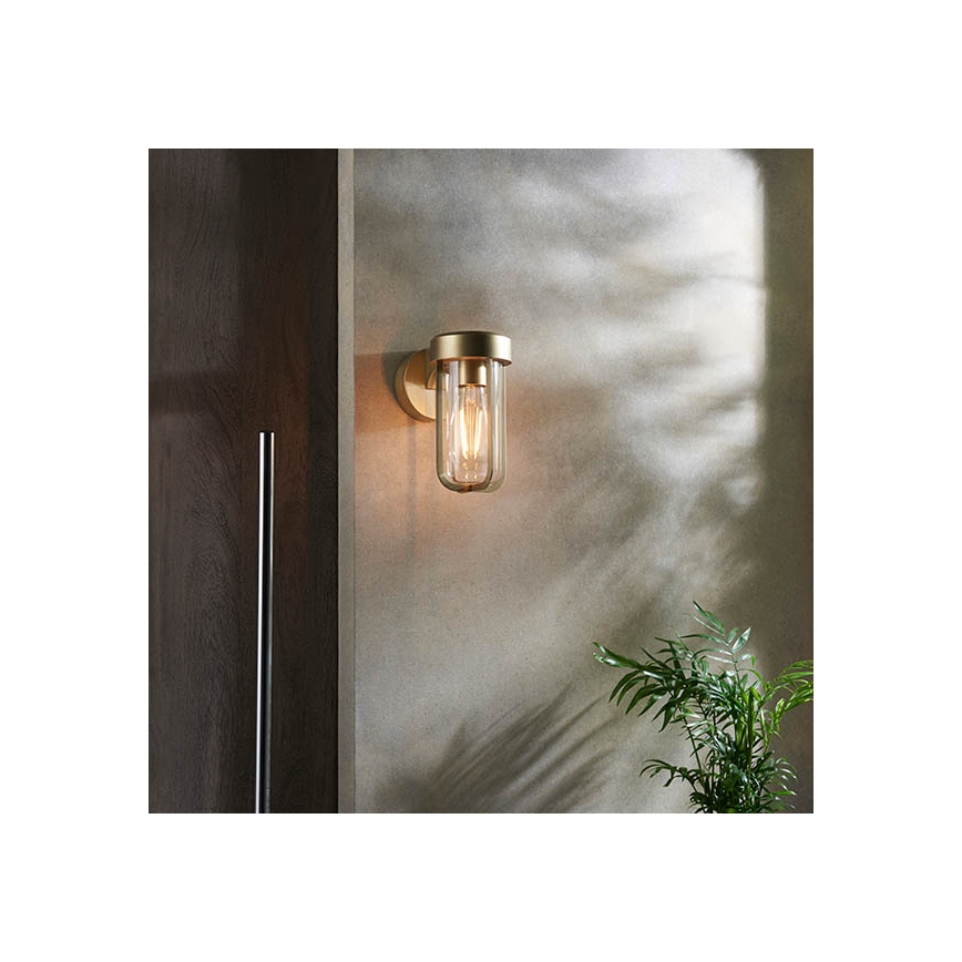 Endon 92855 - Badkamerwandlamp 1xE27/6W/230V IP44 messing