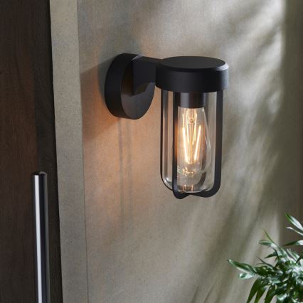 Endon 92859 - Badkamer wandlamp 1xE27/6W/230V IP44 zwart
