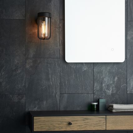 Endon 92859 - Badkamer wandlamp 1xE27/6W/230V IP44 zwart