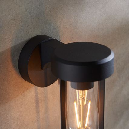 Endon 92859 - Badkamer wandlamp 1xE27/6W/230V IP44 zwart