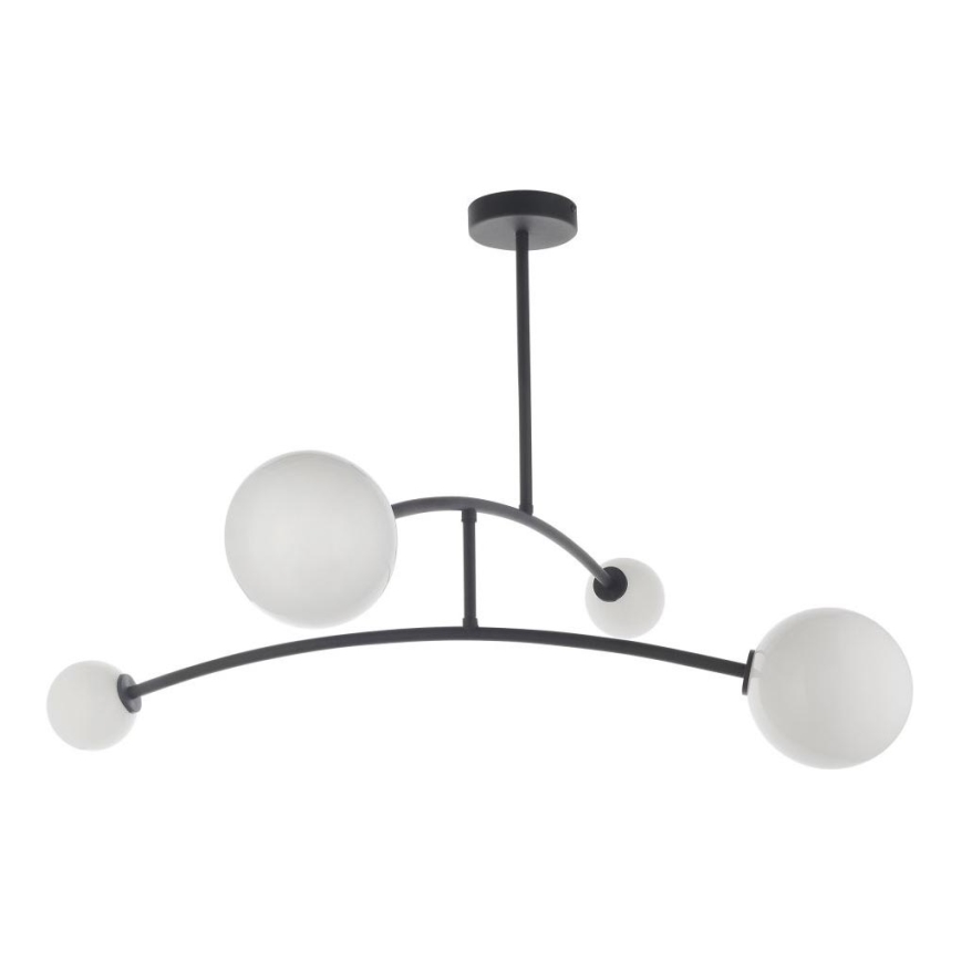 Endon 92940 - BALANCE hanglamp met stang 4xG9/3W/230V zwart