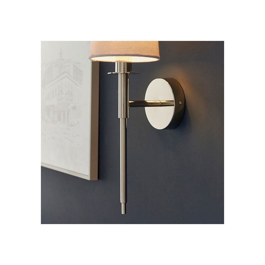 Endon 92949 - Wandlamp 1xE14/6W/230V wit/glanzend chroom