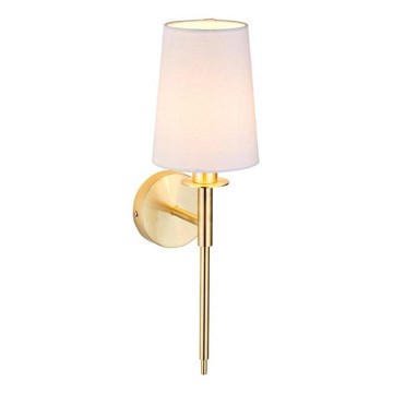 Endon 92955 - Wandlamp 1xE14/6W/230V wit/goud