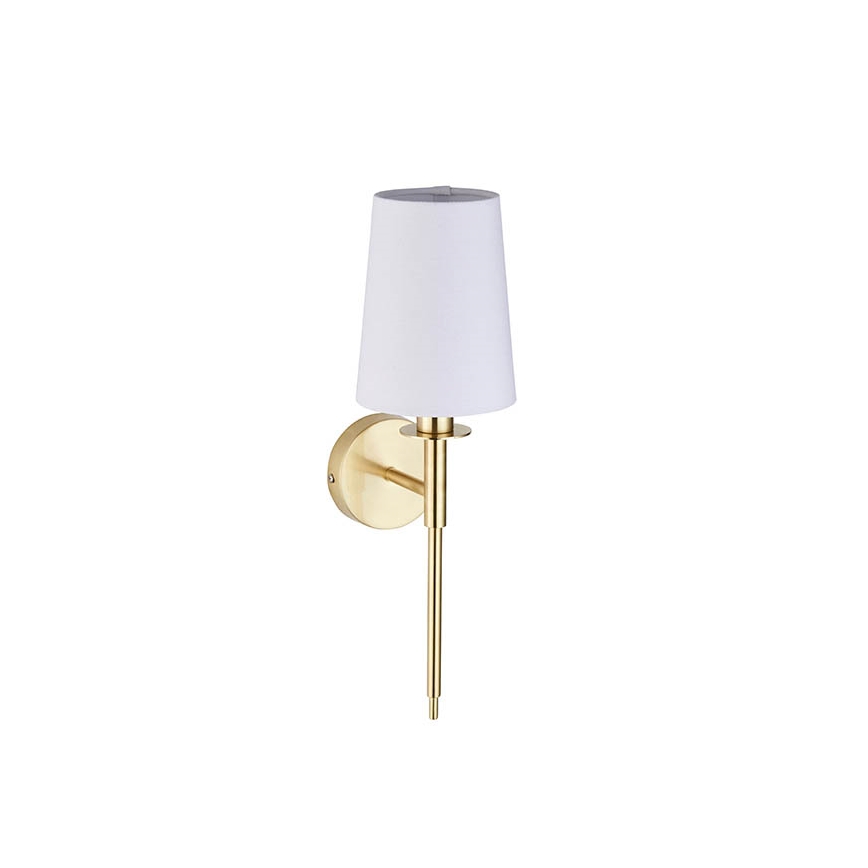 Endon 92955 - Wandlamp 1xE14/6W/230V wit/goud