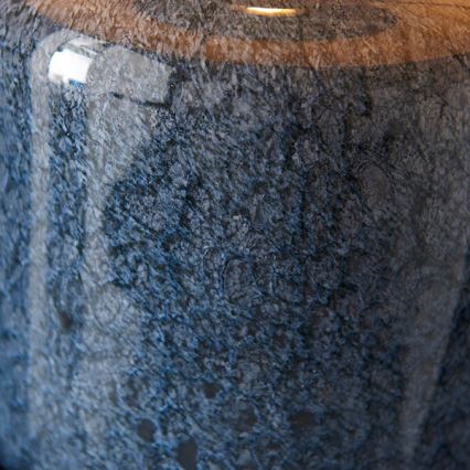 Endon 93067 - Tafellamp ZINNIA 1xE27/10W/230V blauw/goud