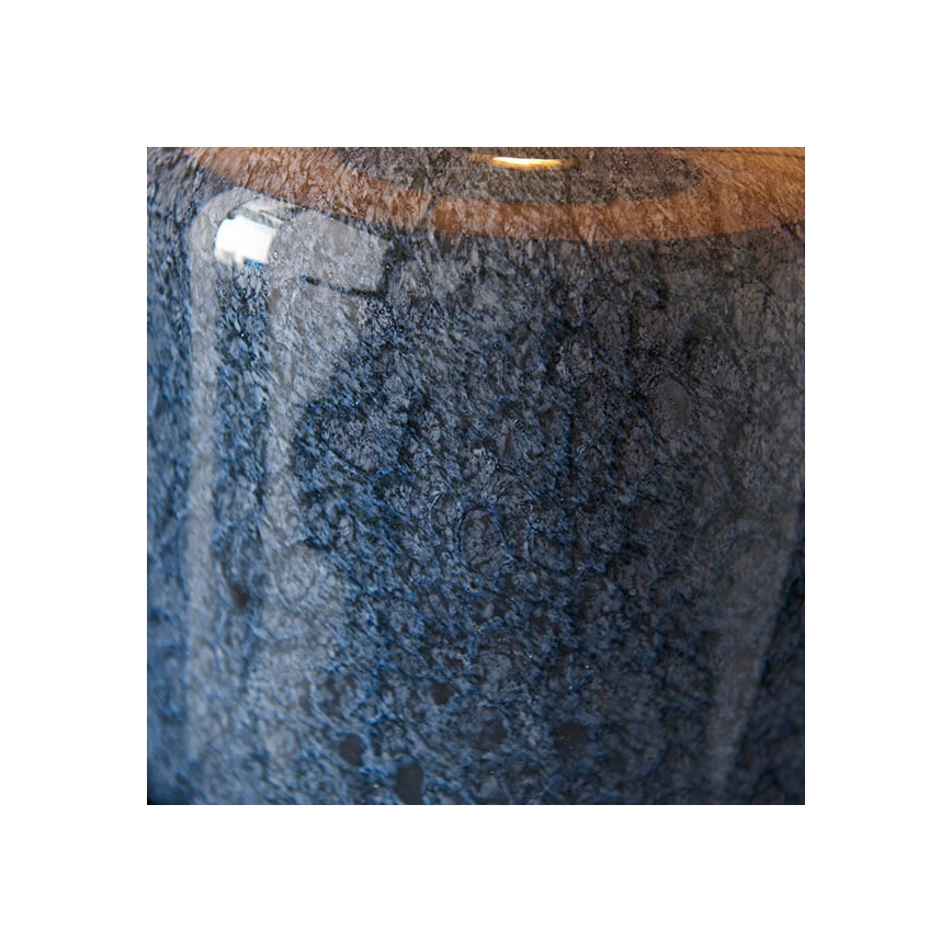 Endon 93067 - Tafellamp ZINNIA 1xE27/10W/230V blauw/goud