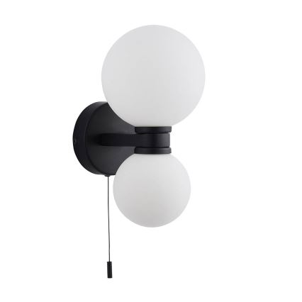 Endon 93523 - Badkamerwandlamp PULSA 2xG9/3W/230V IP44 zwart