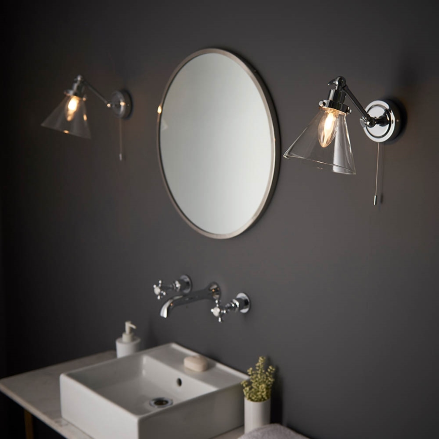 Endon 93853 - Badkamer wandspot FARADAY 1xG9/3W/230V IP44 glanzend chroom