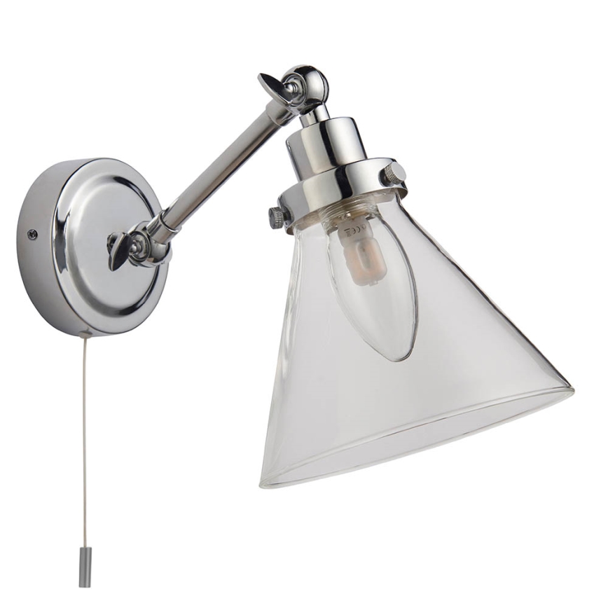 Endon 93853 - Badkamer wandspot FARADAY 1xG9/3W/230V IP44 glanzend chroom