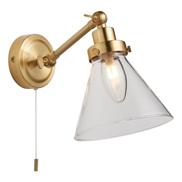 Endon 93854 - Badkamer wandspot FARADAY 1xG9/3W/230V IP44 goud