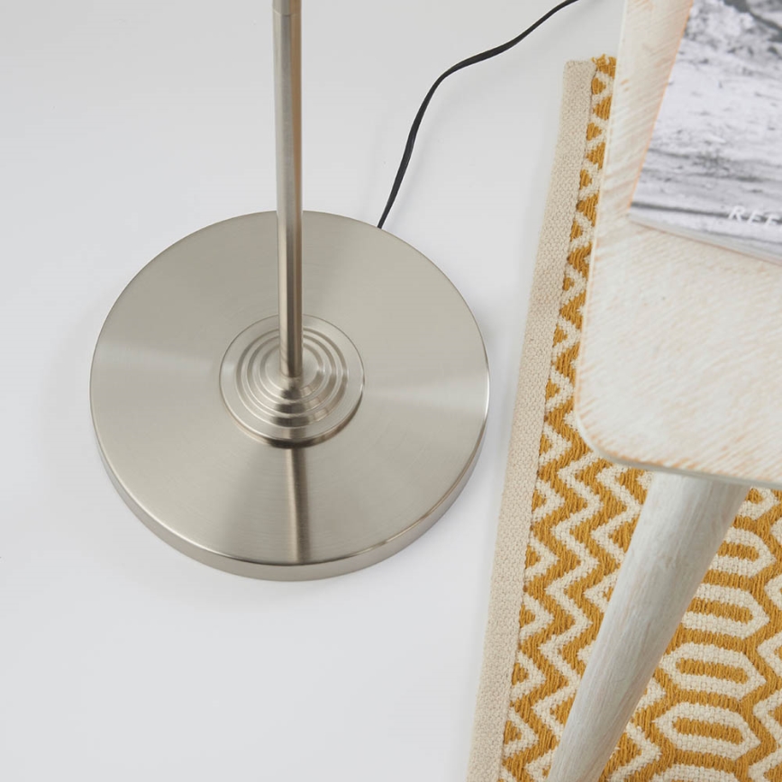 Endon 94359 - Staande Lamp HIGHCLERE 3xE14/40W/230V beige/glanzend chroom diameter 47 cm