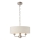 Endon 94361 - Hanglamp aan een ketting HIGHCLERE 3xE14/40W/230V beige/mat chroom diameter 45 cm