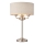 Endon 94369 - Tafellamp HIGHCLERE 3xE14/18W/230V beige/mat chroom