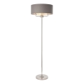 Endon 94378 - Staande Lamp HIGHCLERE 1xE14/40W/230V grijs/glanzend chroom diameter 47 cm