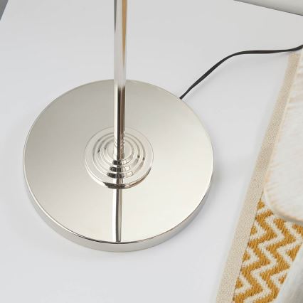 Endon 94378 - Staande Lamp HIGHCLERE 1xE14/40W/230V grijs/glanzend chroom
