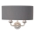Endon 94406 - Wandlamp HIGHCLERE 2xE14/40W/230V donker/glanzend chroom