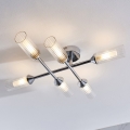 Endon 95045 - Bevestigde badkamer plafondlamp NATORI 6xG9/3W/230V IP44 glanzend chroom