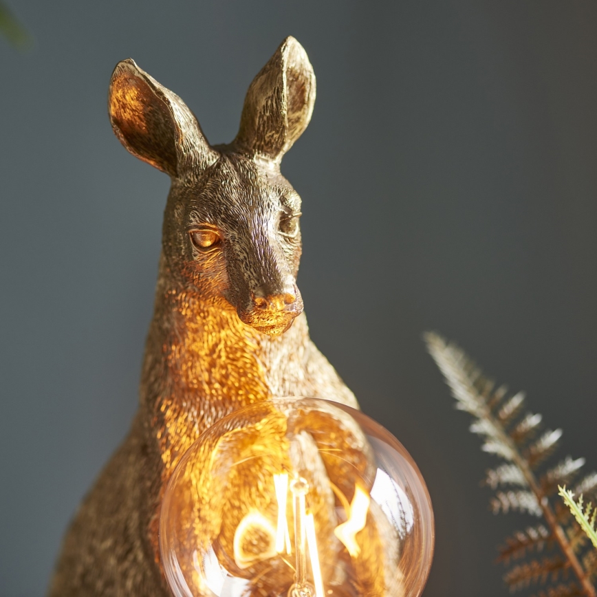 Endon 95075 - Tafellamp KANGAROO 1xE27/10W/230V goud