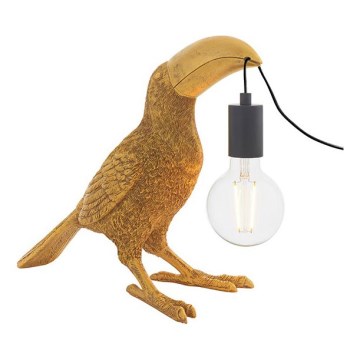 Endon 95077 - Tafellamp TOCO TOUCAN 1xE27/10W/230V goud