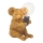 Endon 95082 - Tafellamp KOALA 1xE27/10W/230V goudkleurig