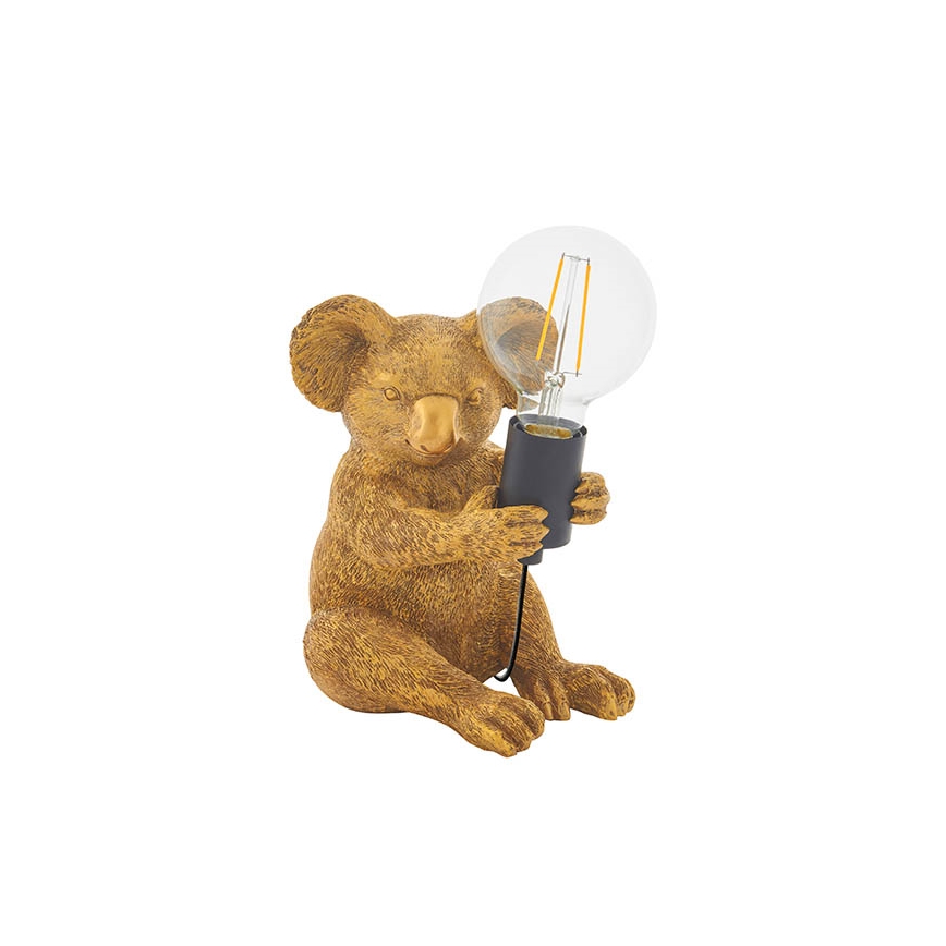 Endon 95082 - Tafellamp KOALA 1xE27/10W/230V goudkleurig