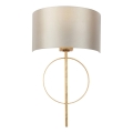 Endon 95210 - Wandlamp 1xE27/10W/230V grijs/messing