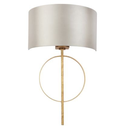 Endon 95210 - Wandlamp 1xE27/10W/230V grijs/messing