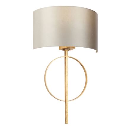 Endon 95210 - Wandlamp 1xE27/10W/230V grijs/messing