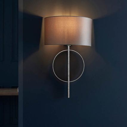 Endon 95214 - Wandlamp 1xE27/10W/230V grijs