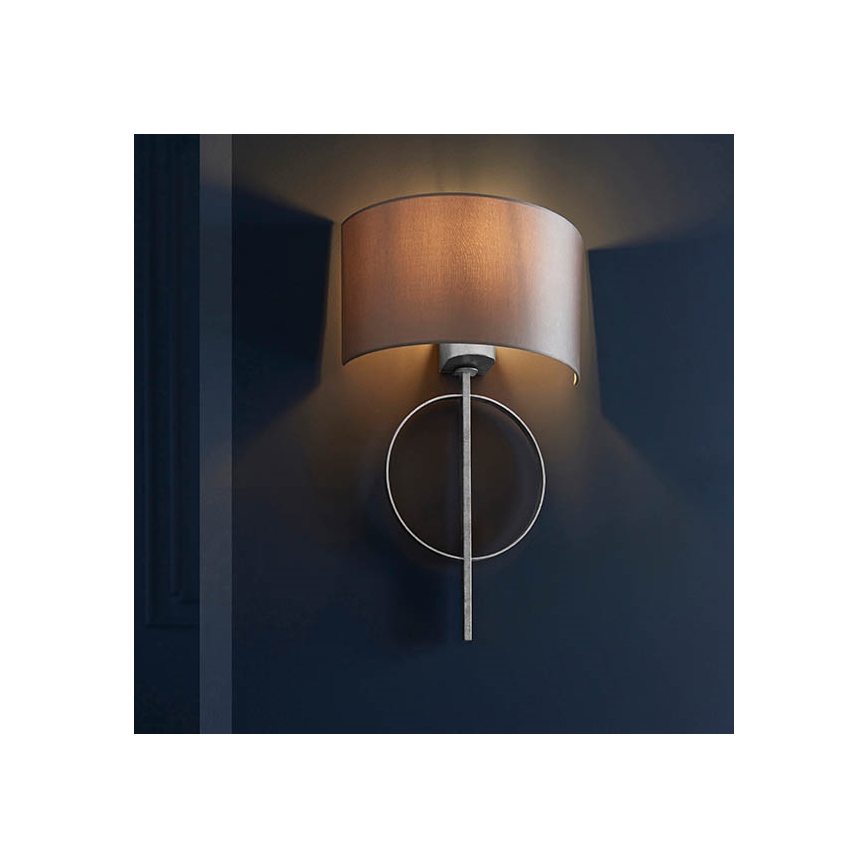 Endon 95214 - Wandlamp 1xE27/10W/230V grijs