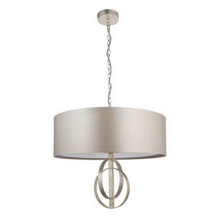 Endon 95215 - Kroonluchter met ketting 5xE27/10W/230V Ø 70 cm grijs