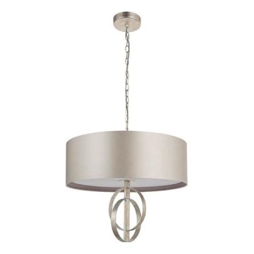 Endon 95216 - Kroonluchter aan ketting 3xE27/10W/230V Ø 60 cm grijs