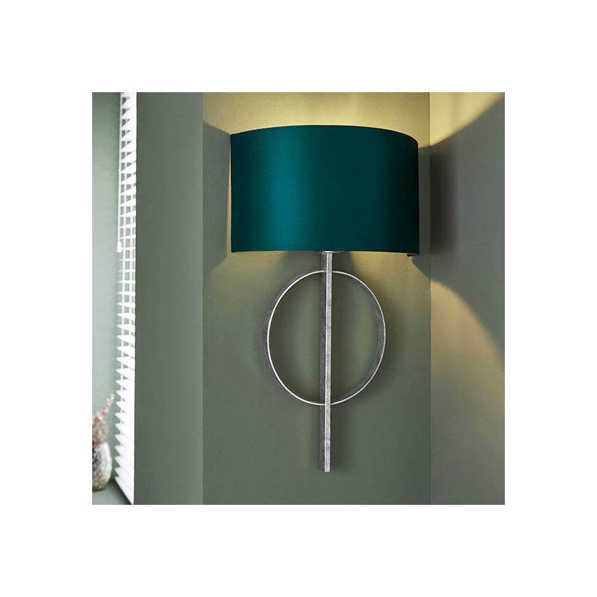 Endon 95222 - Wandlamp 1xE27/10W/230V blauw/grijs