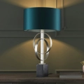 Endon 95225 - Tafellamp 1xE27/10W/230V blauw/grijs/zwart