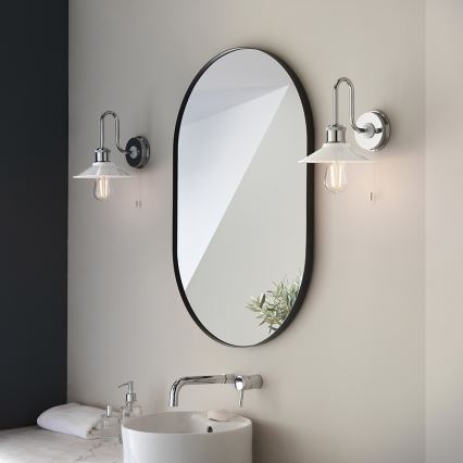 Endon 95508 - Badkamerwandlamp MARIS 1xE27/6W/230V IP44 glanzend chroom