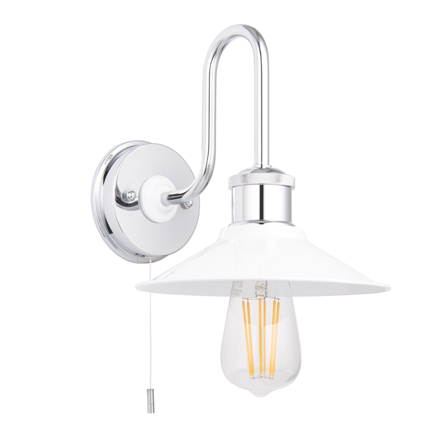 Endon 95508 - Badkamerwandlamp MARIS 1xE27/6W/230V IP44 glanzend chroom