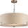 Endon 95834 - Hanglamp met vaste pendel HAYFIELD 3xE27/40W/230V mat chroom/beige