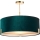 Endon 95839 - Hanglamp met vaste pendel HAYFIELD 3xE27/40W/230V messing/groen