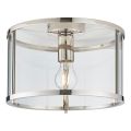 Endon 96150 - Plafondlamp HOPTON 1xE27/10W/230V glanzend chroom