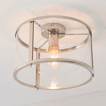 Endon 96150 - Plafondlamp HOPTON 1xE27/10W/230V glanzend chroom
