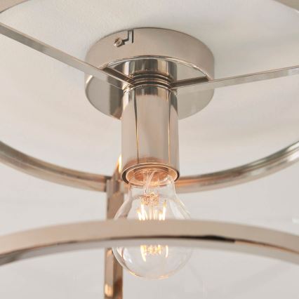 Endon 96150 - Plafondlamp HOPTON 1xE27/10W/230V glanzend chroom